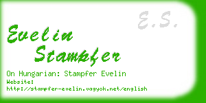 evelin stampfer business card